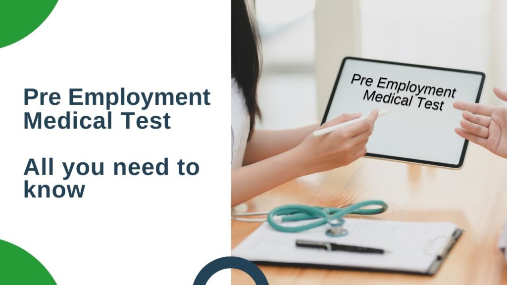 What Is Pre Employment Medical Test